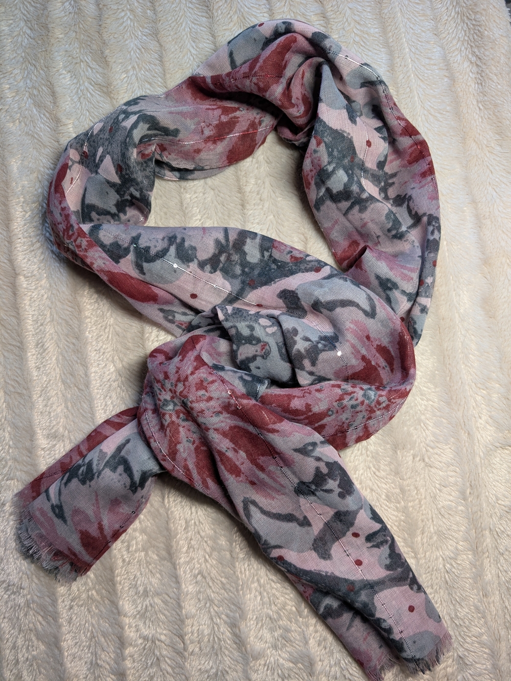 Lulla Collection Floral Viscose Scarf
